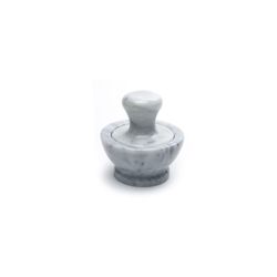 Fox Run White Marble Mortar and Pestle