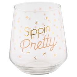 Karma Clear Glass Wine Glass