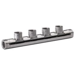 Home-Flex 1/2 in. FPT X 1/2 in. D FPT 1/2 in. D FIP Steel Manifold