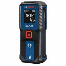 Blaze BLAZE 1.7 in. L X .9 in. W Laser Measure 100 ft. Black/Blue 3 pc