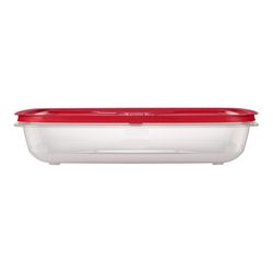 Rubbermaid Easy Store 28.8 cups Clear Food Container and Lid 1 pk