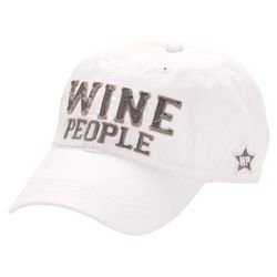 Pavilion We People Wine Baseball Cap White One Size Fits All