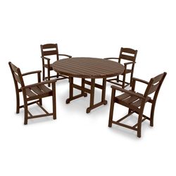 Ivy Terrace 5 pc Brown Plastic Dining Set