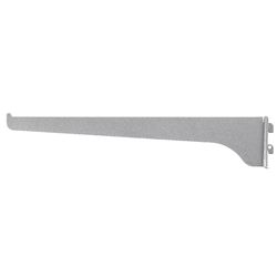 Knape & Vogt Gray Steel Regular Duty Bracket 16 Ga. 12 in. L 160 lb