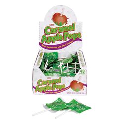 Tootsie Roll Caramel Apple Pops Green Apple, Caramel Lollipop 0.62 oz