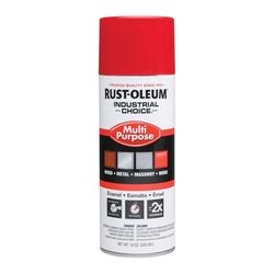 Rust-Oleum Industrial Choice OSHA Safety Red Multi-Purpose Enamel Spray 12 oz