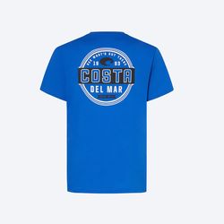 Costa L Short Sleeve Men's Crew Neck Royal Blue Prado Tee Shirt