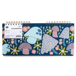 Denik 6.25 in. W X 14 in. L Multicolored Mushroom Bloom Notebook