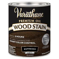 Varathane Semi-Transparent Espresso Oil-Based Urethane Modified Alkyd Wood Stain 1 qt