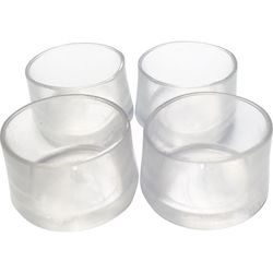 Shepherd Hardware Thermoplastic Ethylene Leg Tip Clear Round 1 in. W 1 pk