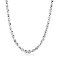 Montana Silversmiths Men's Twisted Rope Chain Necklace