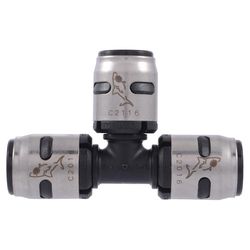 SharkBite EvoPEX 1/2 in. Push X 1/2 in. D Push Plastic Tee