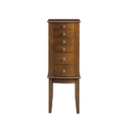 Linon Home Decor Penley Modern 14 in. W X 10 in. L Rectangular Jewelry Armoire