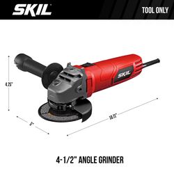 SKIL 6 amps Corded 4-1/2 in. Angle Grinder Tool Only