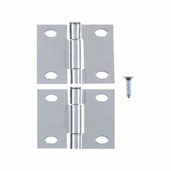 Ace 2.75 in. W X 2 in. L Zinc Plated Silver Zinc Narrow Hinge 2 pk