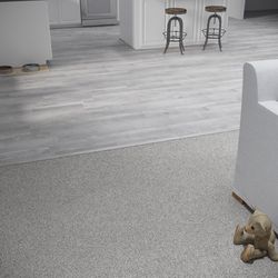 CALI 0.28 in. H X 1.93 in. W X 72.83 in. L Prefinished Gray Ash Vinyl Trim