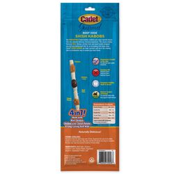 Cadet Beef Hide, Chicken, Chicken Liver and Sweet Potato Kabobz For Dogs 5.7 oz 10 in. 2 pk