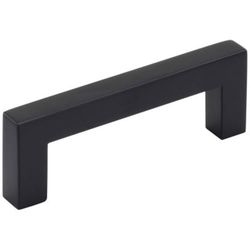 Amerock Monument Contemporary Bar Cabinet Pull 3 in. Matte Black Black 1 pk