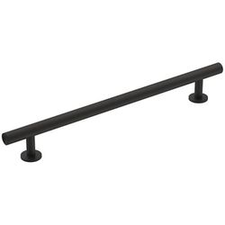 Amerock Contemporary Bar Cabinet Pull 7-9/16 in. Matte Black Black 1 pk
