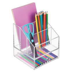 InterDesign Clarity Clear Cosmetic Organizer Stackable
