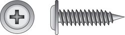 HILLMAN No. 8 Ga. X 3/4 in. L Phillips Truss Head Sheet Metal Screws 100 pk