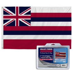 Valley Forge Hawaii State Flag 0 in. H X 3 ft. W X 5 ft. L