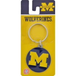 HILLMAN NCAA Tempered Steel Blue Split Ring Keychain
