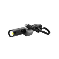 Police Security 400 lm Black/Gray LED Rechargeable Flashlight