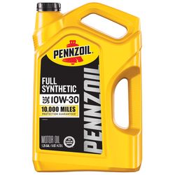 Pennzoil Full Synthetic 10W-30 Synthetic Motor Oil 5 qt 1 pk
