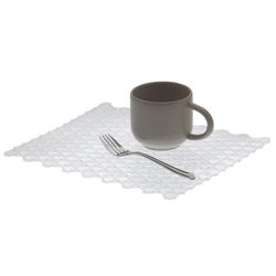 Spectrum Hexa 11.22 in. L X 12.99 in. W X 0.13 in. H Plastic Sink Mat