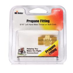 Mr. Heater 9/16 in. D X 9/16 in. D Brass FPT x MPT Propane Fitting