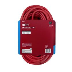 Ace Indoor or Outdoor 100 ft. L Red Extension Cord 14/3 SJTW