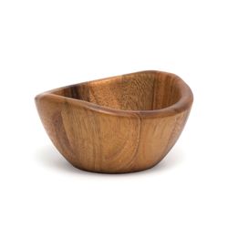 Lipper International Brown Acacia Wood Contemporary Wave Bowl 6 in. D 1 pc