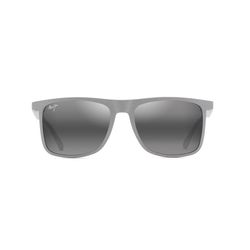 Maui Jim Makamae Sunglasses Unisex Matte Gray Frame Neutral Gray Lens Polarized