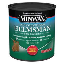 Minwax Helmsman Gloss Clear Water-Based Spar Urethane 1 qt