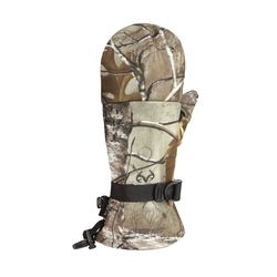 Seirus Xtreme M Weather Shield Half finger design with mitt. Realtree Xtra Half Finger Glove