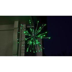 Celebrations LED Green/Red 3 in1 Radiant Blast 16 in. Hanging Decor