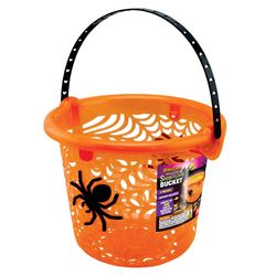 Magic Seasons LED Spiderweb Bucket 1 pk (RANDOM COLOR)