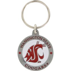 HILLMAN NCAA Metal Multicolored Split Ring Keychain