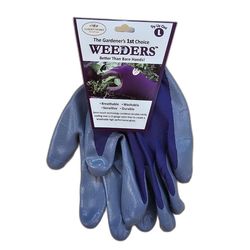 Garden Works L Nylon Purple Gardening Gloves