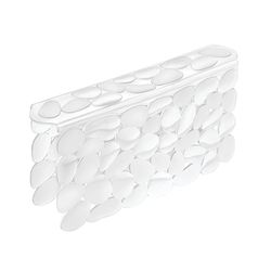 iDesign 9.85 in. L X 5.45 in. W X 2.05 in. H PVC Sink Saddle Caddy