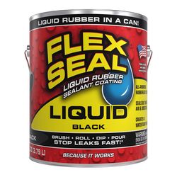 Flex Seal Family of Products Flex Seal Black Liquid Rubber Sealant Coating 128 fl. oz.
