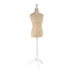 64 in. H X 17 in. W X 14.25 in. D Beige Wood Traditional Display