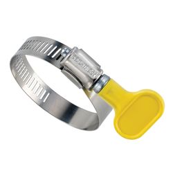 Ideal Tridon 1-1/4 in to 2-1/4 in. 28 Hose Clamp Stainless Steel Turn Key