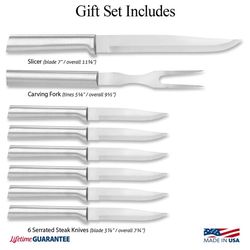 Rada Cutlery Stainless Steel Meat Knife Set 8 pc