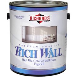 Richard's Paint Rich Wall Eggshell Tint Base Interior Latex Wall+Trim Paint Interior 1 gal