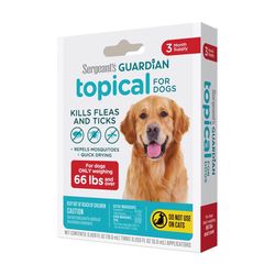 Sergeant's Guardian Liquid Dog Flea and Tick Drops Permethrin,  S-methoprene 0.61 oz