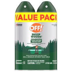 OFF! Deep Woods Insect Repellent For Mosquitoes/Other Flying Insects 12 oz