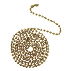 Westinghouse .011 Gauge Metallic Brass Decorative Chain 1/8 in. D 36 in.