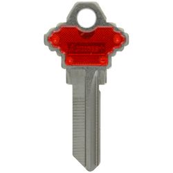 HILLMAN Traditional Key House/Office Key Blank 68 Single For Schlage Locks Blue/Silver